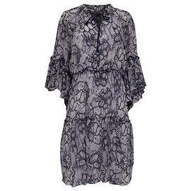 Vestido com babados e laço See By Chloé em algodão multicolorido Outro