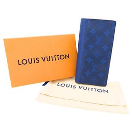 Cartera Larga Brazza Taigarama Louis Vuitton Azul Otro Azul marino
