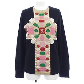 Chanel P65639K61303 Strickwaren aus Kaschmir Schwarz
