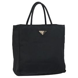 Prada Vintage Tote Nylon Black