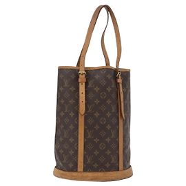 LOUIS VUITTON Borsa a Spalla Monogram Bucket GM M42236 LV Auth ka1845 Monogramma