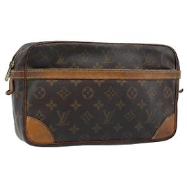 LOUIS VUITTON Clutch Compiegne 28 M51845 Auth LV ka2703 Monogramm