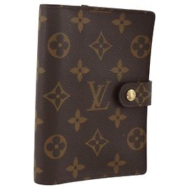 LOUIS VUITTON Monogram Agenda PM Day Planner Cover R20005 LV Auth BA11076 Monogram