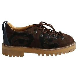 Autre Marque Braune Schnürschuhe Braun