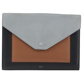 Céline Celine Pocket Envelope Leather Medium Multicolore