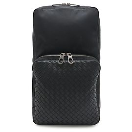 Borsa a Spalla Intrecciato Bottega Veneta Nero
