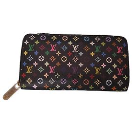 Louis Vuitton Zippy Wallet Takashi Murakami Multicolored Multiple colors Other