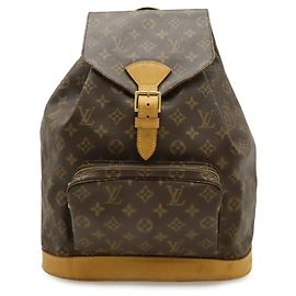 Louis Vuitton Monogram Montsouris GM Rucksack Braun Monogramm