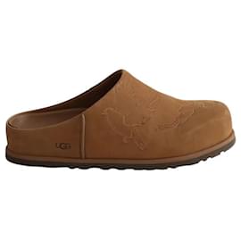 Ugg Mule in pelle cammello Cammello