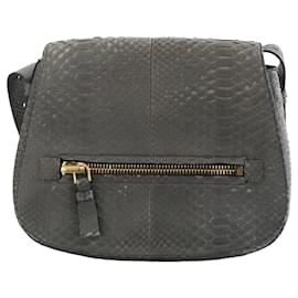 Tom Ford Jennifer Python Handbag Grey Grey