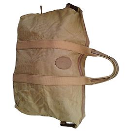 Borsa da Viaggio in Velluto a Coste Beige Yves Saint Laurent Beige