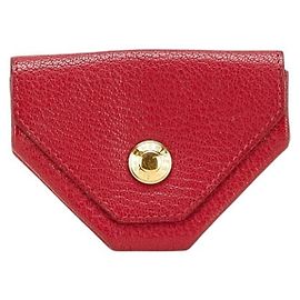Hermès Levain Quatre Coin Geldbörse Rot