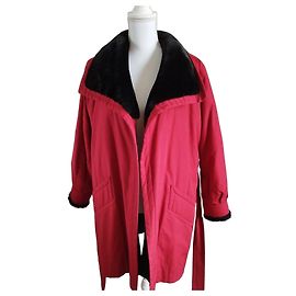 Red coat YVES SAINT LAURENT Black Red