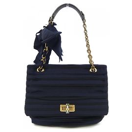 Borsa LANVIN Nero Blu navy