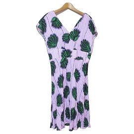 Autre Marque Robe Rayée Tara Jarmon Violet