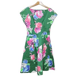 Robe à Imprimé Fleurs Kate Spade Vert