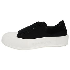 Alexander Mcqueen Baskets en toile noires - taille EU 41 (UK 8) Noir