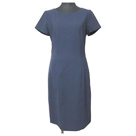 Theory Wool Dress Blue Navy blue