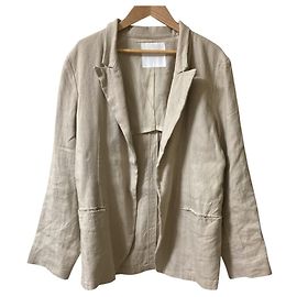 Autre Marque Giacca in lino e cotone UNUSED Beige