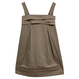 Autre Marque Robe en Grosgrain Superposée FOXEY NEW YORK Beige