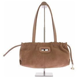 Maje Borsa 'Milpli Gazette' marrone in suede Marrone