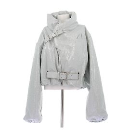 Autre Marque Veste bleu vert effet vinyle Blue