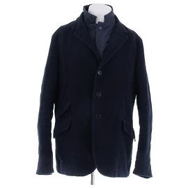 Veste double bleu marine Aspesi Polyester XXL Bleu Marine