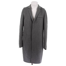 Dior Abrigo largo de cachemira gris Gris