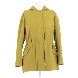 Parka Loro Piana de cachemira amarilla Talla 40 Amarillo