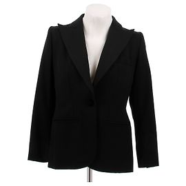 Yves Saint Laurent Black wool suit jacket Black