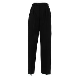 Yves Saint Laurent Black wool suit trousers Black