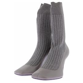 Phoebe Philo Botas de meia cinzas Cinza