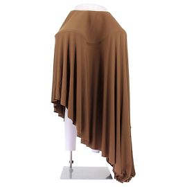 Phoebe Philo Saia assimétrica marrom Marrom