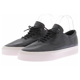 The row Sneakers in pelle nera e bianca Nero