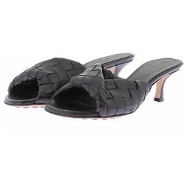 Bottega Veneta Mule "Blink" aperte nere in pelle Nero