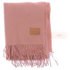 Vince Sciarpa rosa in cashmere Rosa