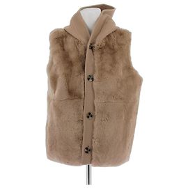 Sam Rone Chaleco de lana Beige