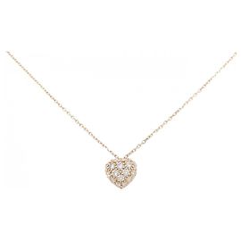 Colar em forma de coração Cartier em ouro rosa Dourado