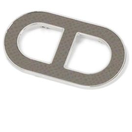 Hermès Hermes Chaine d'Ancre Brosche Silber Grau