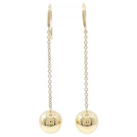 Tiffany & Co Tiffany Yellow Gold Drop Earrings Golden