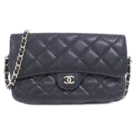 Custodia per telefono Chanel Timeless Classic Line AP2096 Nero