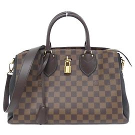 Sac à main Damier Normandy Louis Vuitton Marron