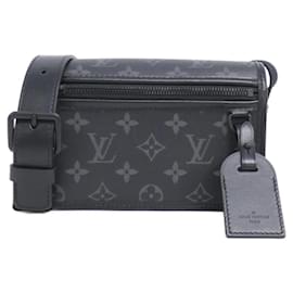 Louis Vuitton Monogram Eclipse Bosphor Shoulder Bag Black