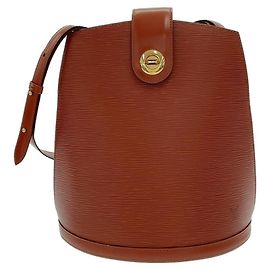 Sac à épaule Cluny Epi Louis Vuitton Marron