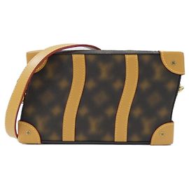 Louis Vuitton This Is Not Monogram Soft Trunk Shoulder Bag Brown