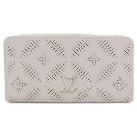 Louis Vuitton Mahina Zippy Wallet Brown