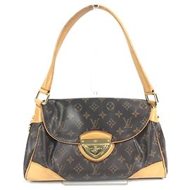 Louis Vuitton Monogram Beverly MM Schultertasche Braun
