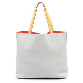 Hermès White Multicolor Swift Double Sens Reversible Tote 36 White Eggshell