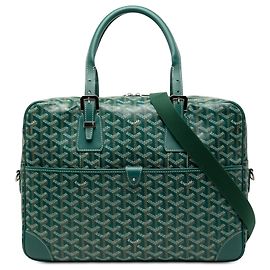 Goyard Green Goyardine Ambassade MM Green