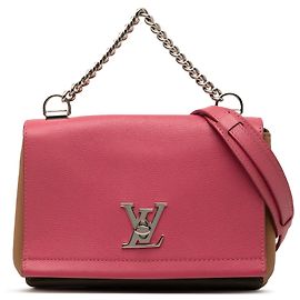 Bolsa Lockme II BB em couro tricolor rosa Louis Vuitton Rosa